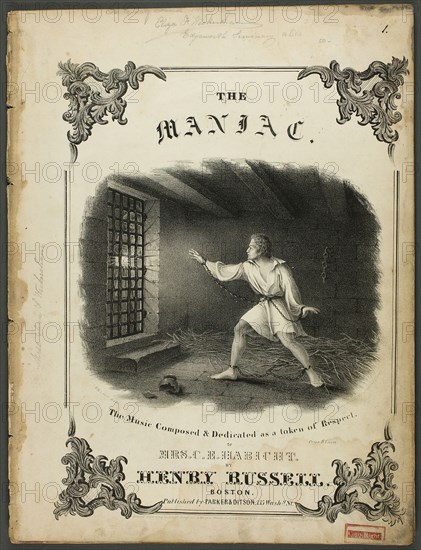 The Maniac, 1880. Creator: Fitz Hugh Lane.