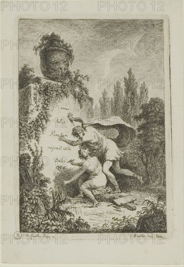 Plate from, Nella Venuta, 1764. Creator: Franz Edmund Weirotter.