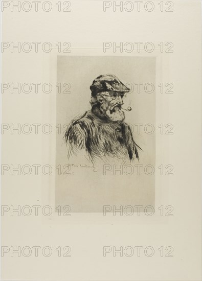 Portrait of an Old Fisherman, 1878. Creator: Gaston la Touche.