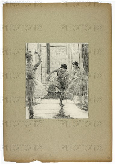 Before the Ballet Class, 1889–90. Creator: Georges William Thornley.