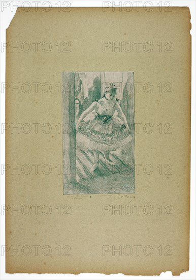 Going on Stage, 1889–90. Creator: Georges William Thornley.