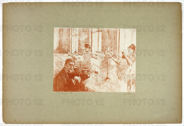 Ballet Class, 1889–90. Creator: Georges William Thornley.