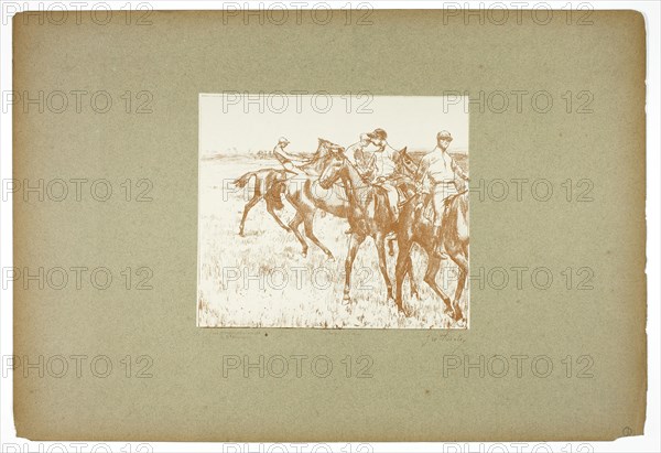 The Jockeys, 1889–90. Creator: Georges William Thornley.
