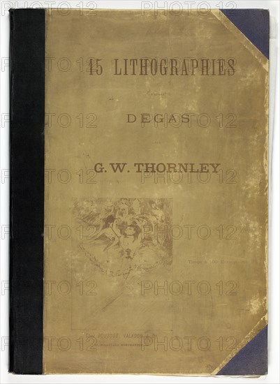 Thornley Portfolio Cover, 1889–90. Creator: Georges William Thornley.