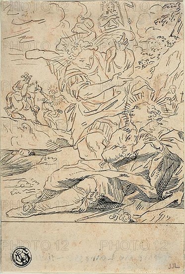 Angel Appearing to Saint, n.d. Creator: Gerard de Lairesse.