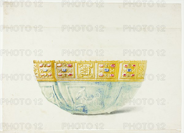 Jewelled Bowl in the Treasury of San Marco, Venice, n.d. Creator: Giuseppe Grisoni.