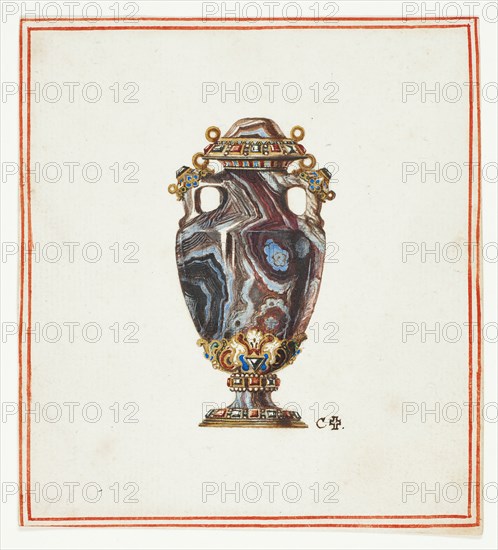 Porphyry Vase, n.d. Creator: Giuseppe Grisoni.