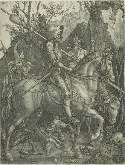 Knight, Death, and Devil, 1564. Creator: Jan Wierix.