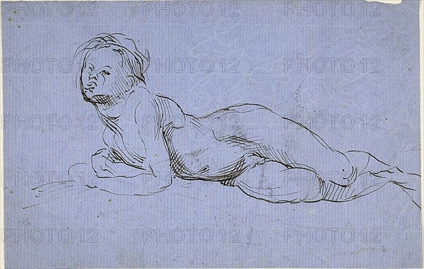 Young Boy Reclining, n.d. Creator: Jean-Baptiste Carpeaux.