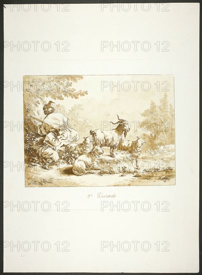 Second Pastoral, 1769. Creator: Jean Baptiste Le Prince.