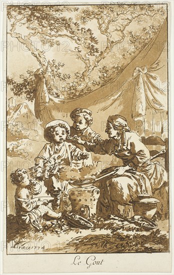 Taste, 1774. Creator: Jean Baptiste Le Prince.