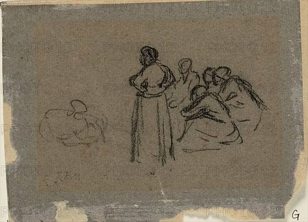 Group of Women, n.d. Creator: Jean Francois Millet.