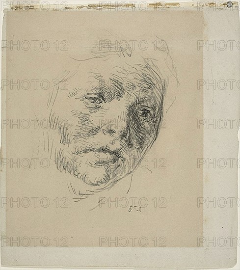 Study, c. 1872. Creator: Jean Francois Millet.