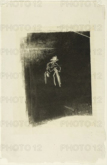 Man Resting On His Spade, n.d. Creator: Jean Francois Millet.