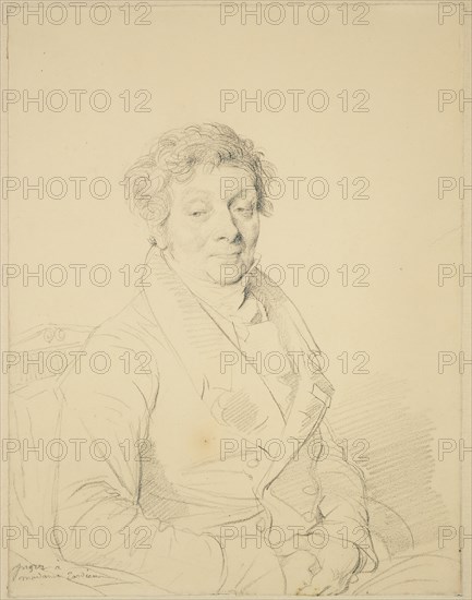 Pierre Alexandre Tardieu, c. 1825. Creator: Jean-Auguste-Dominique Ingres.