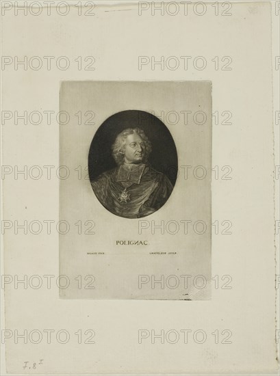 Melchior de Polignac, Cardinal, n.d. Creator: Jean-Baptiste de Grateloup.