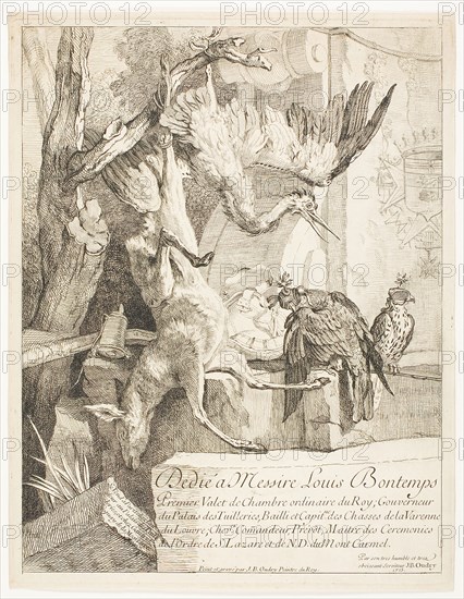 Four Hunting Subjects, No. 1, 1725. Creator: Jean-Baptiste Oudry.