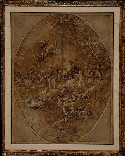 Olympus, 1743/1744. Creator: Lorenzo De Ferrari.