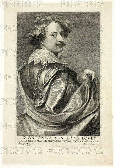 Anthony van Dyck, c. 1635. Creator: Lucas Vorsterman.