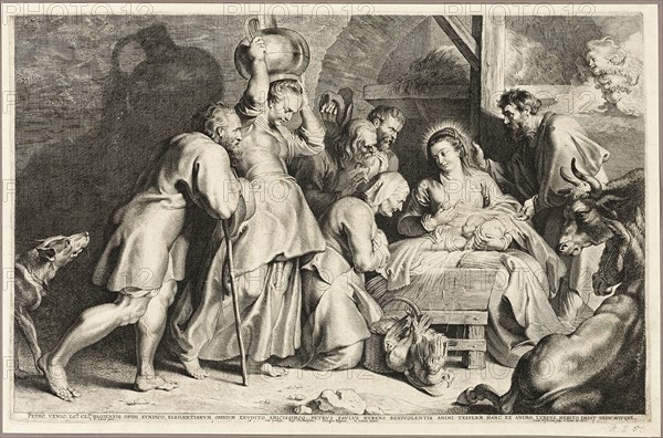 Adoration of the Shepherds, 1620. Creator: Lucas Vorsterman.