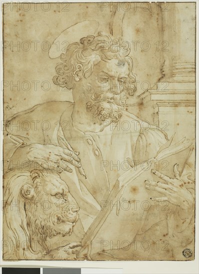 Saint Mark the Evangelist, n.d. Creator: Martin de Vos.