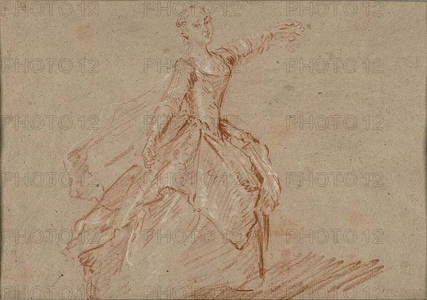 Study for The Dance Between the Pavilion and the Fountain, c. 1732. Creator: Nicolas Lancret.