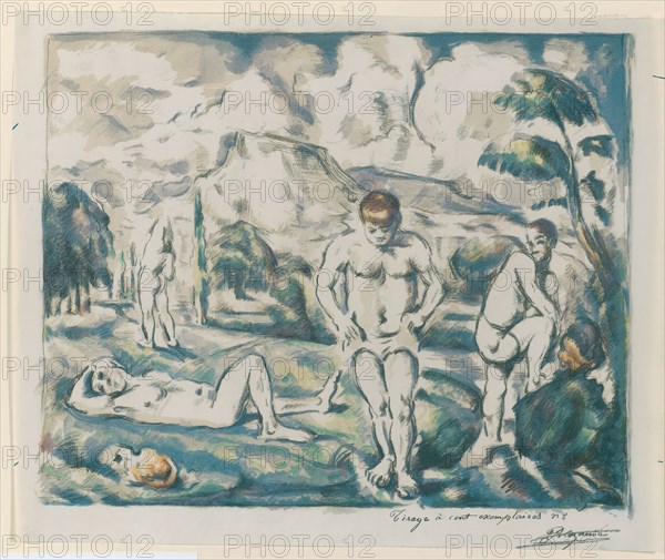 Bathers, 1890–1900. Creator: Paul Cezanne.