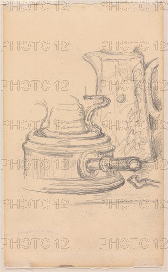 Milk Jug and Spirit Stove, 1879–82. Creator: Paul Cezanne.