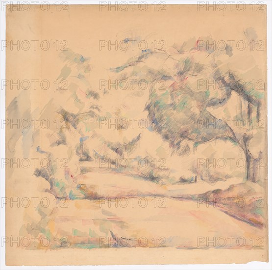 Road in Provence, c. 1885. Creator: Paul Cezanne.