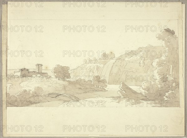 Panoramic Italian Landscape, n.d. Creator: Pierre Antoine Mongin.