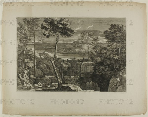 Landscape with Three Brigands and Their Victim, 1668–71. Creator: Sébastien Bourdon.