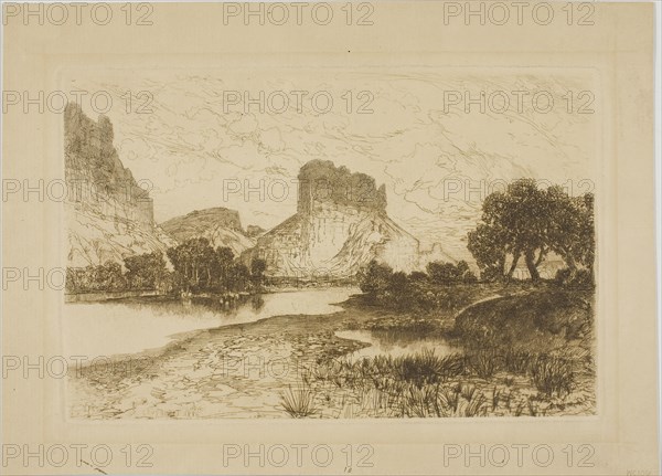 Green River, Wyoming Territory, 1886. Creator: Thomas Moran.