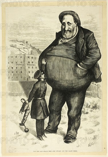 Can the Law Reach Him?, n.d. Creator: Thomas Nast.