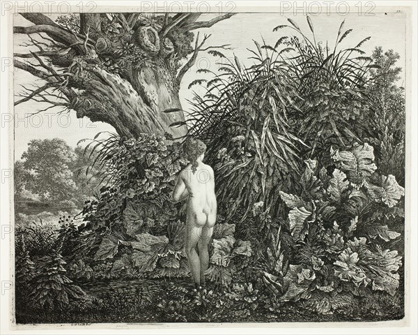 Nymph in a Marshy Woodland, 1800. Creator: Carl Wilhelm Kolbe the elder.