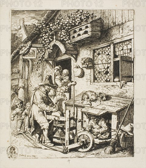 The Scissors-Grinder, 1741. Creator: Christian Wilhelm Ernst Dietrich.