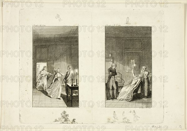 Illustration to Samuel Richardson's Clarissa, 1796. Creator: Daniel Nikolaus Chodowiecki.