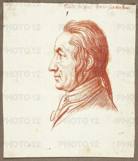 Portrait Head of a Man in Profile, n.d. Creator: Daniel Nikolaus Chodowiecki.
