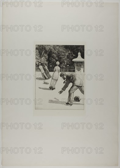 A Glove: Action, 1881. Creator: Max Klinger.