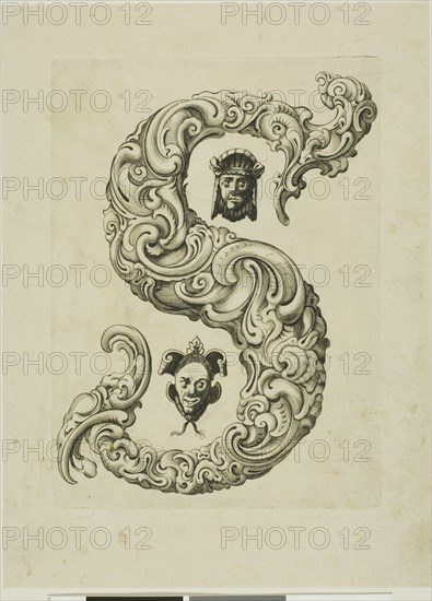 Letter S, 1630. Creator: Pierre Aubry.