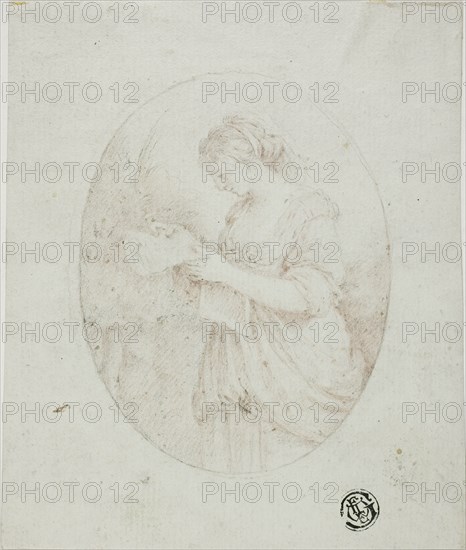 Young Woman Reading, n.d. Creator: Unknown.