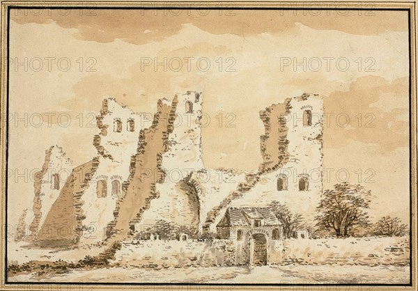 Altena Castle, Near Delft, Demolished in 1572, n.d. Creator: Abraham Rademaker.