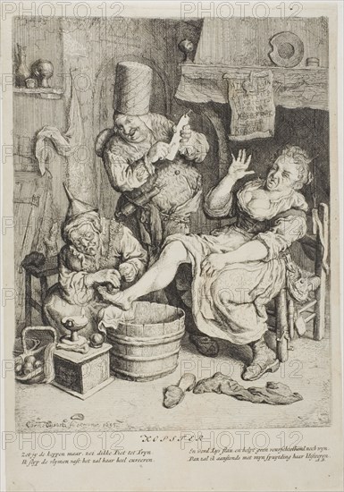 The Cupper (Kopster), 1695. Creator: Cornelis Dusart.