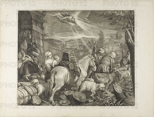 Abraham's Arrival at Sichem, n.d. Creator: Cornelis de Visscher.