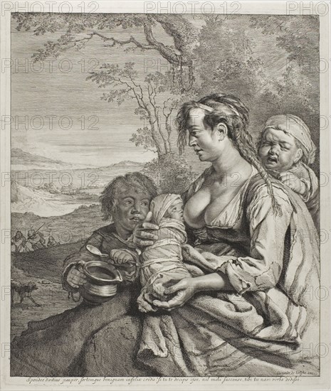 The Bohemian Woman, 1651/58. Creator: Cornelis de Visscher.