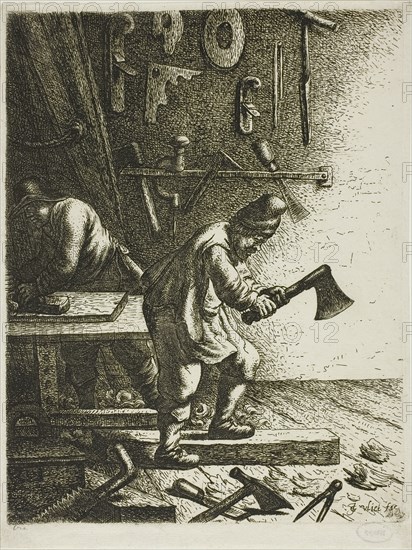 The Carpenter, c. 1635. Creator: Jan Georg van Vliet.