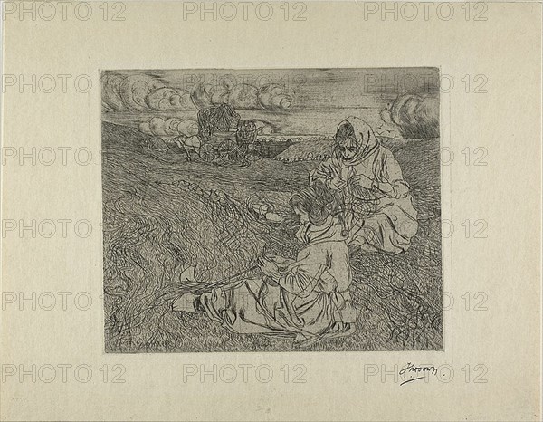 The Net Menders, 1899. Creator: Jan Toorop.