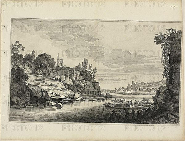 River Landscape, 1646. Creator: Jan van de Velde II.