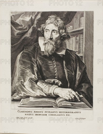 Erycius Puteanus, 17th century. Creator: Pieter de Jode II.