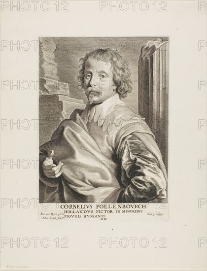 Cornelis van Poelenburch, 1630/45. Creators: Pieter de Jode II, Anthony van Dyck.