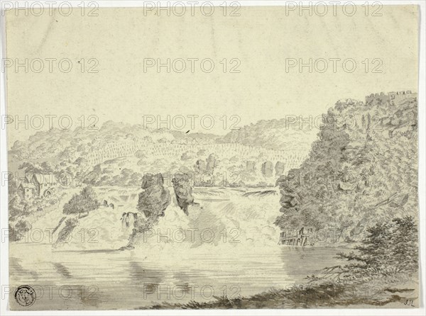 Rhone Waterfall near Schafhausen, n.d. Creator: Pieter Gaal.